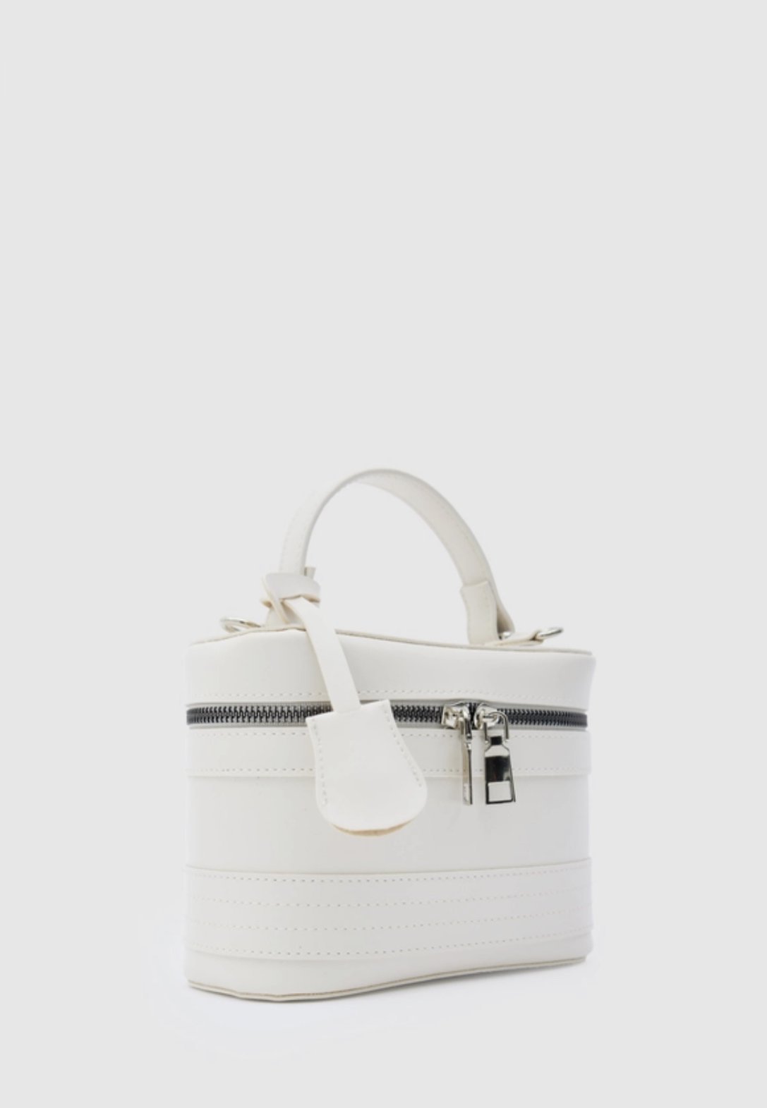 Kutu Çapraz Çanta Krem