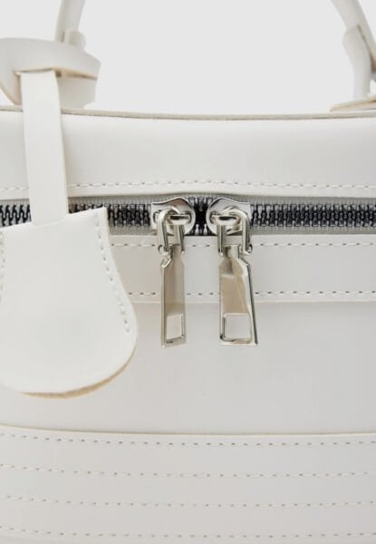 Kutu Çapraz Çanta Krem