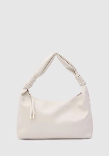 Oval Omuz Çantası Krem