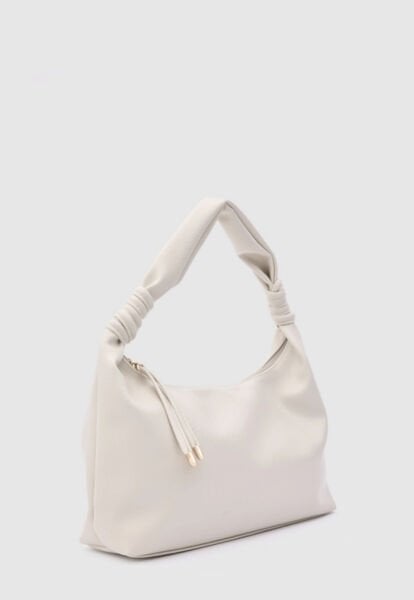 Oval Omuz Çantası Krem