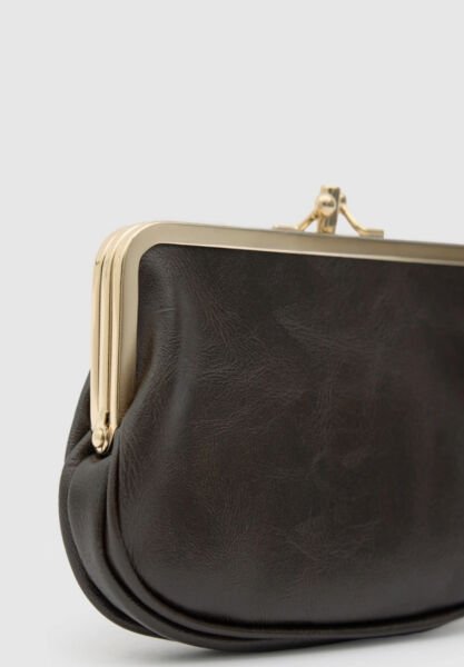 Vintage Burslu Kadın Cüzdanı Kahve