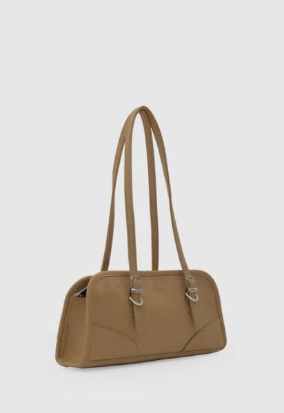 Süet Baget Çanta Taba