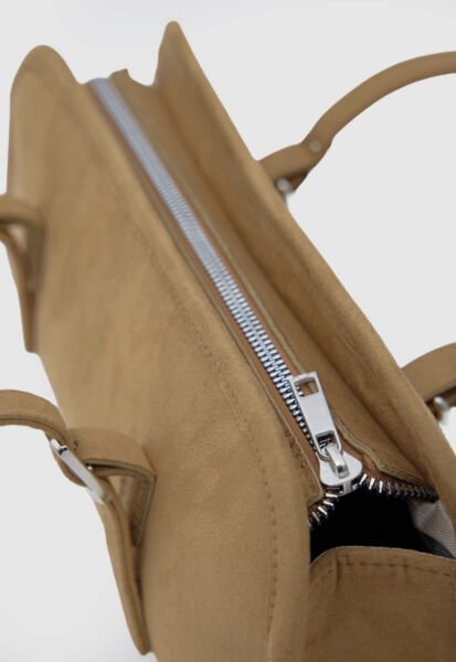 Süet Baget Çanta Taba