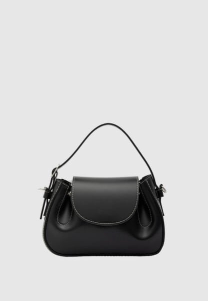 Oval Çapraz Çanta Siyah
