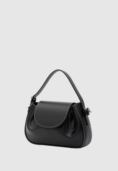 Oval Çapraz Çanta Siyah