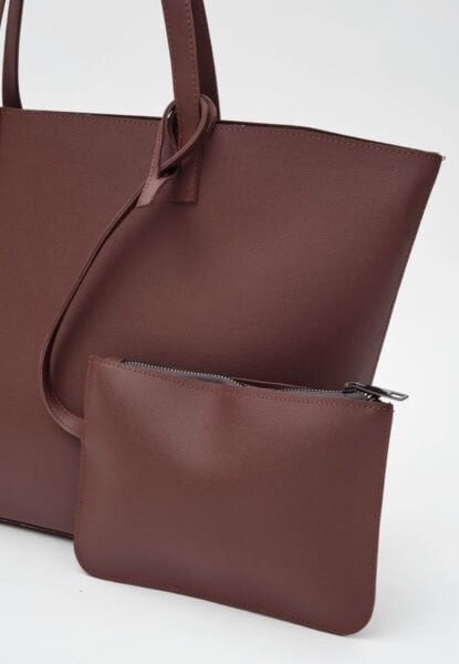 Cüzdanlı Omuz Çantası Fındık Kabuğu