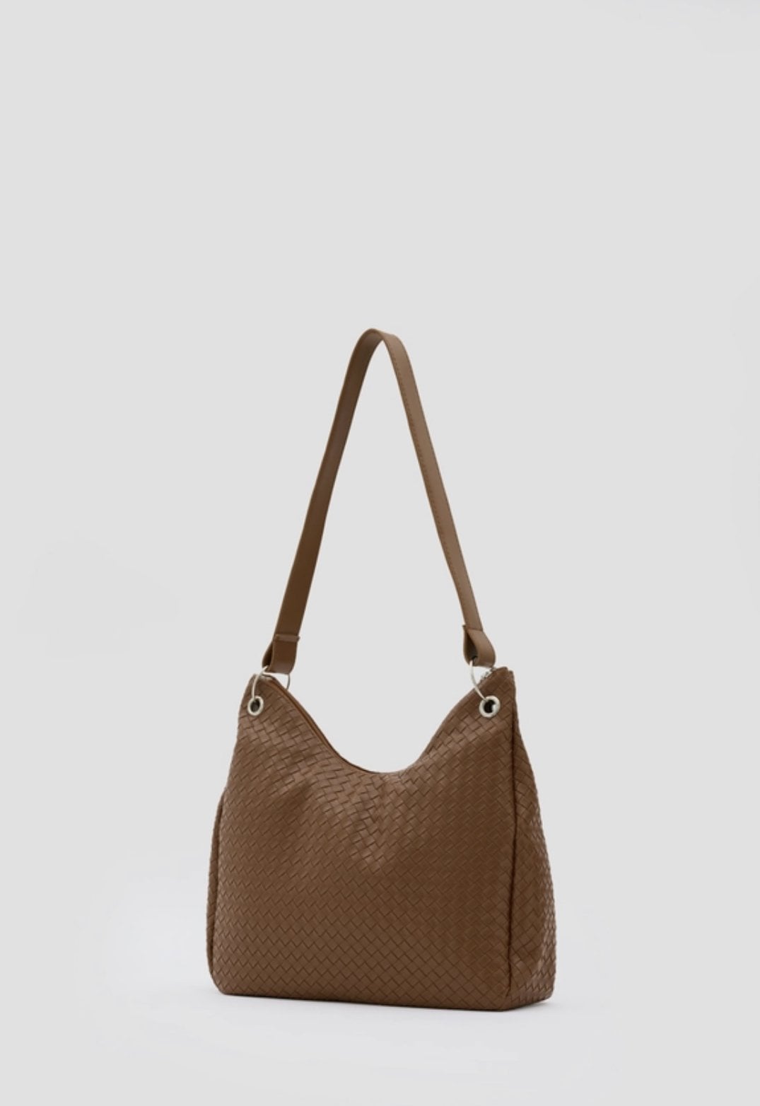 Örgülü Omuz Çantası Taba