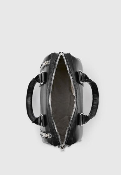 Fermuar Detaylı El Ve Çapraz Çanta Siyah