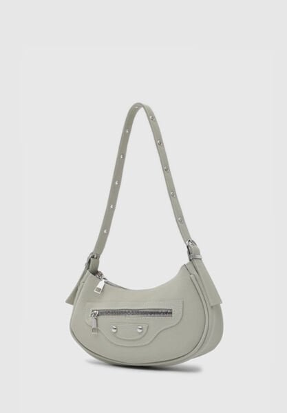 90’s Retro Baget Çanta Mint Yeşili