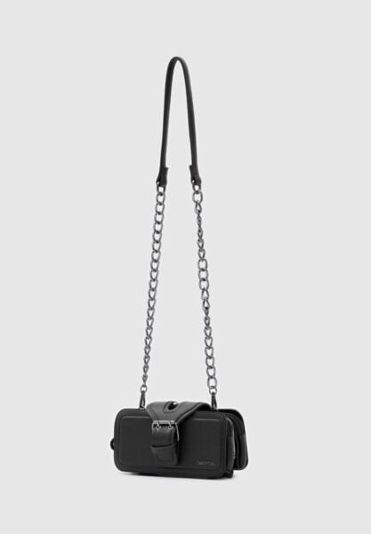 Çok Gözlü Çapraz Çanta Siyah