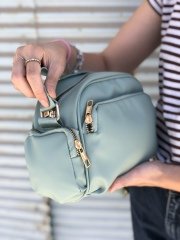 Bol Gözlü Çapraz Askılı Çanta Yeşil