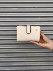 Çok Gözlü Kadın Cüzdanı Krem