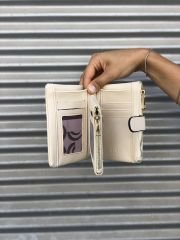 Çok Gözlü Kadın Cüzdanı Krem
