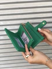 Çok Gözlü Kadın Cüzdanı Yeşil