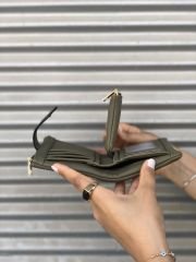 Çok Gözlü Kadın Cüzdanı Haki