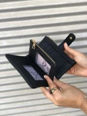 Çok Gözlü Kadın Cüzdanı Siyah