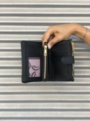 Çok Gözlü Kadın Cüzdanı Siyah