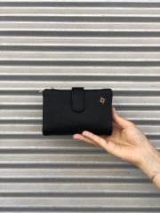 Çok Gözlü Kadın Cüzdanı Siyah