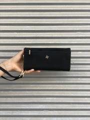 Bol Fermuarlı Kadın Cüzdanı Siyah