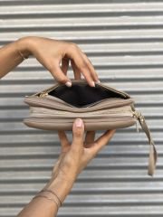 Bol Fermuarlı Kadın Cüzdanı Vizon