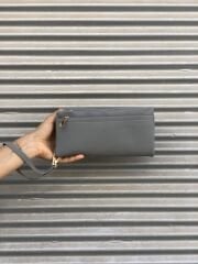 Bol Fermuarlı Kadın Cüzdanı Gri