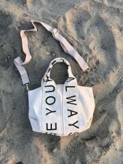 Organik Kanvas Kumaş Çapraz Çanta