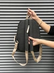 Organik Kanvas Kumaş Sırt Çantası Yeşil