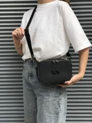 Çift Gözlü Kalıp Çanta Siyah