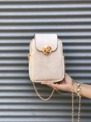 Telefon Ve Omuz Çantası Krem