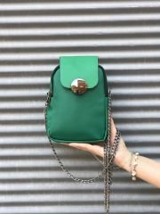 Telefon Ve Omuz Çantası Yeşil