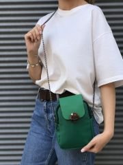 Telefon Ve Omuz Çantası Yeşil