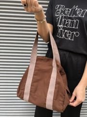 Organik Kanvas Kumaş Tote Çanta Kahverengi