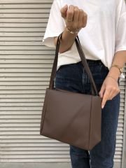 Çift Saplı Omuz Çantası Acıkahve