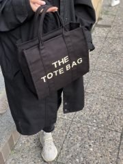 Kanvas Kumaş Kadın Tote Bag Siyah