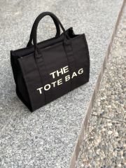 Kanvas Kumaş Kadın Tote Bag Siyah