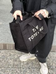 Kanvas Kumaş Kadın Tote Bag Siyah