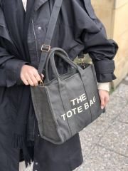 Kanvas Kumaş Kadın Tote Bag Koyu Yeşil