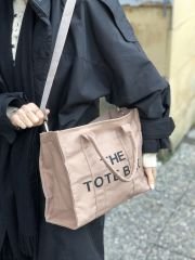Kanvas Kumaş Kadın Tote Bag Koyu Bej