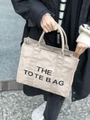 Kanvas Kumaş Kadın Tote Bag Bej