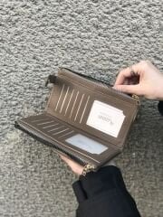 Çok Kullanışlı Kadın Cüzdanı Vizon