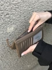 Çok Kullanışlı Kadın Cüzdanı Vizon