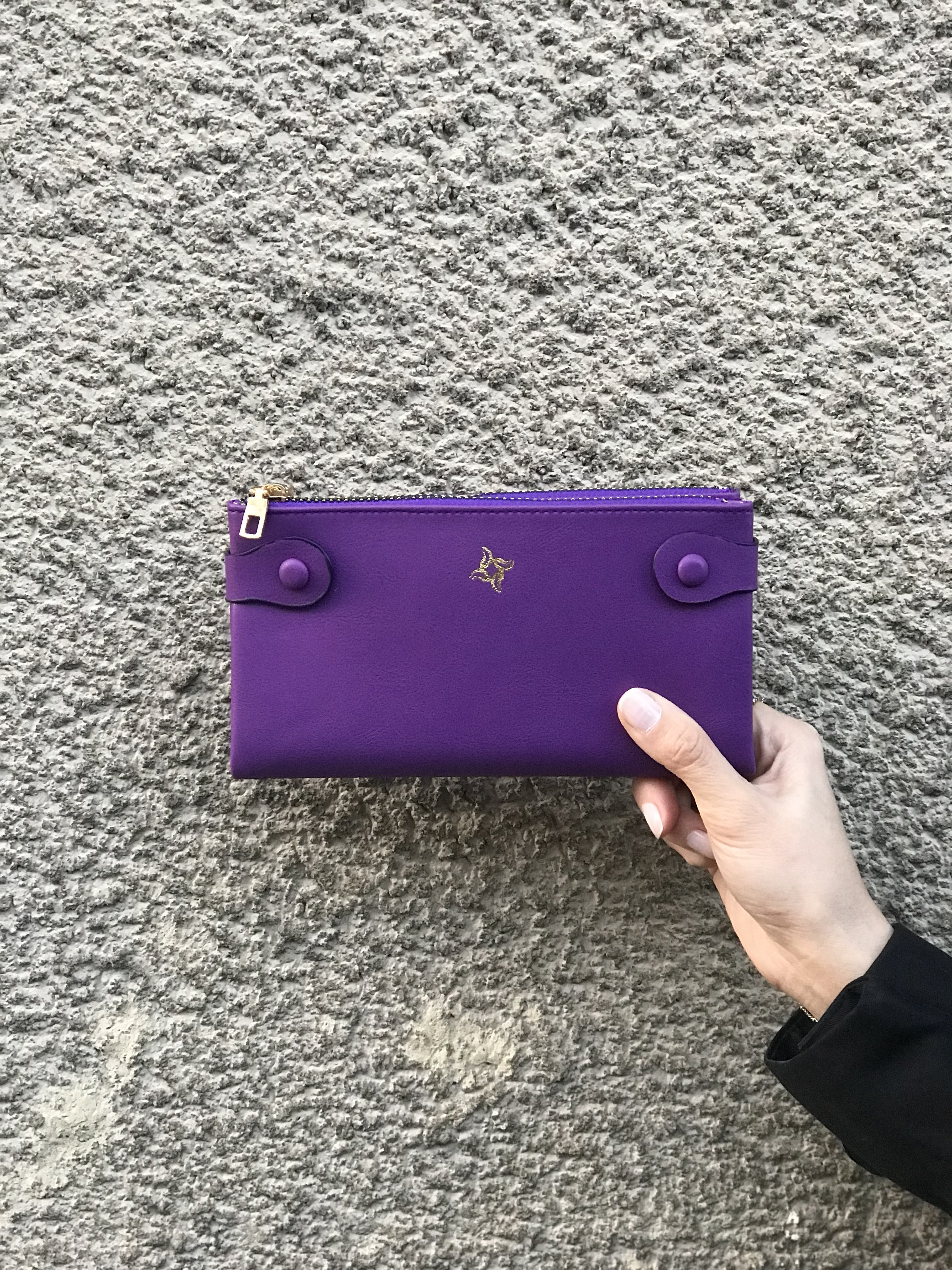 Çok Kullanışlı Kadın Cüzdanı Mor