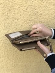 Bol Kartlıklı Yumuşak Deri Portföy Cüzdan Vizon