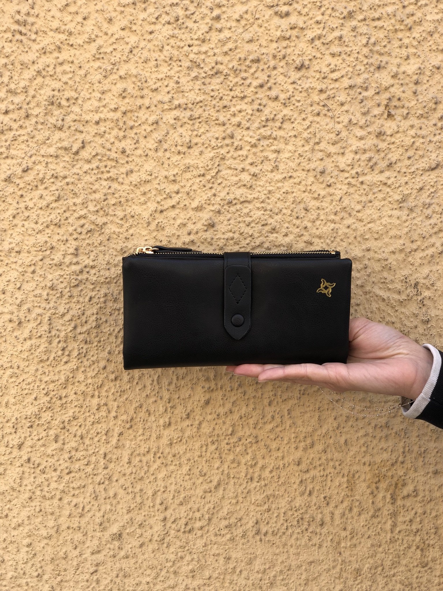 Bol Kartlıklı Yumuşak Deri Portföy Cüzdan Siyah